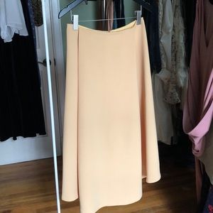 Kaarem deep pleated midi skirt